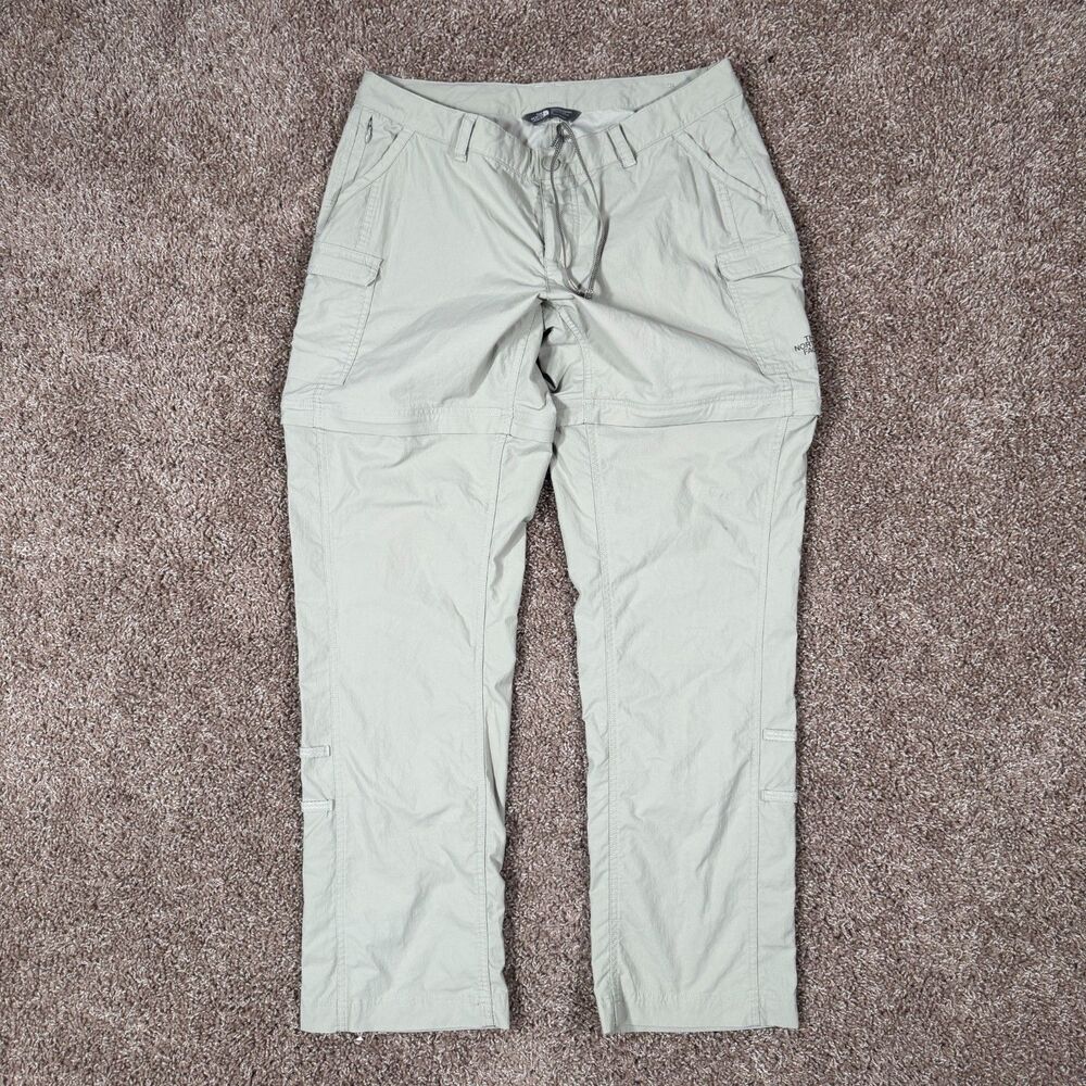 The North Face Paramount 2.0 Pants Women's 12 Beige Convertible Hiking Flare